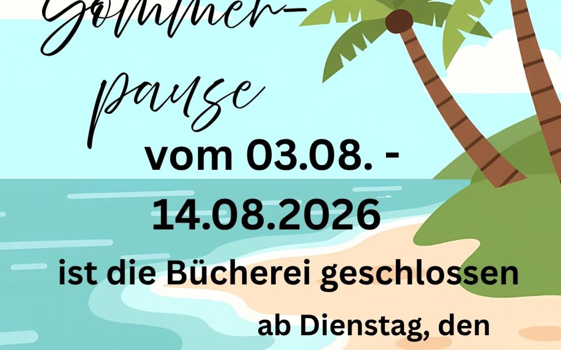 Sommerpause 2026